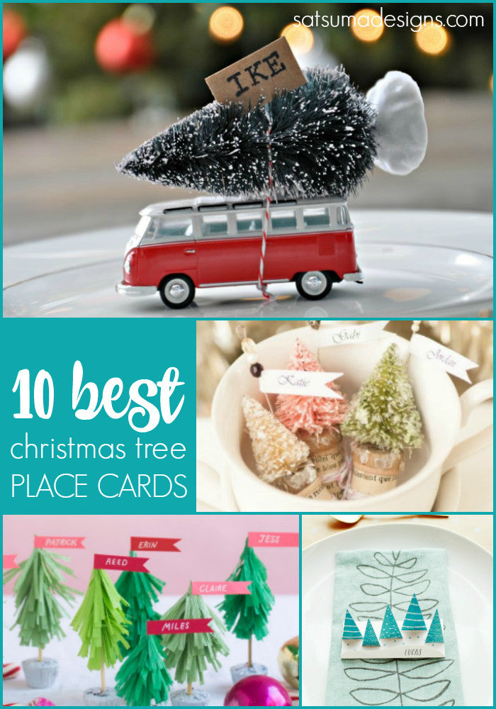 10 Best DIY Christmas Tree Place Cards
