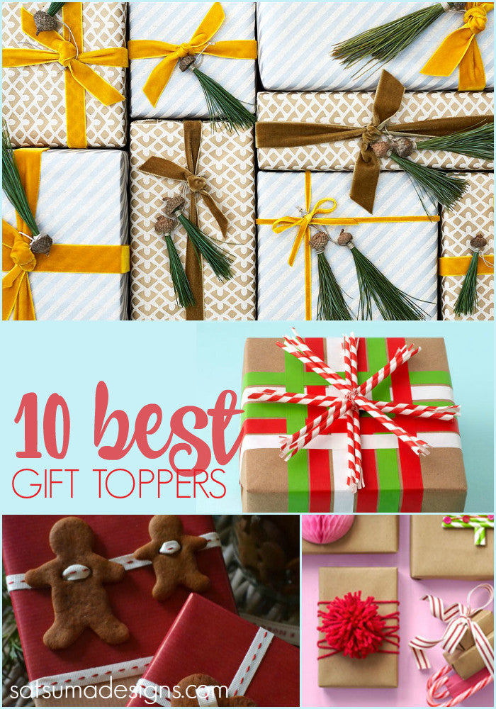 10 Best DIY Christmas Gift Toppers That Don't Require a Michaels Store Inventory