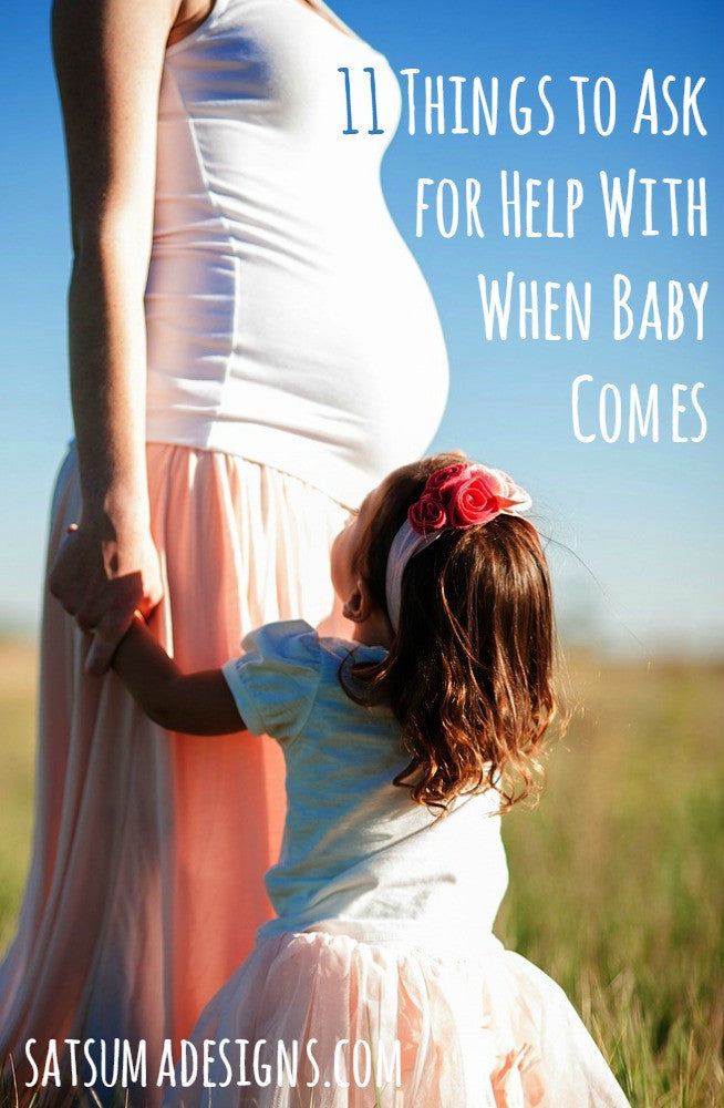 11 Things to Ask for Help with When Baby Comes