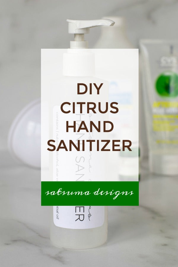 DIY Citrus Hand Sanitizer