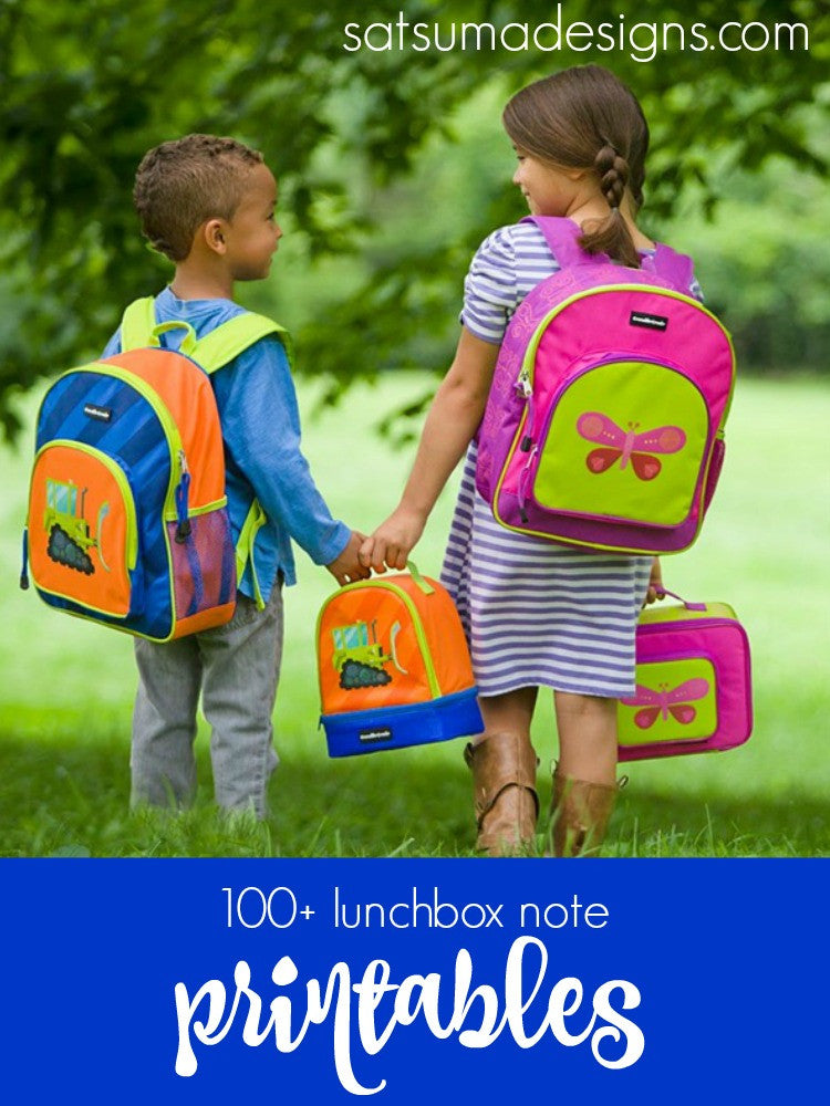 Free Lunch Box Note Printables for Preschool and Grade School Students