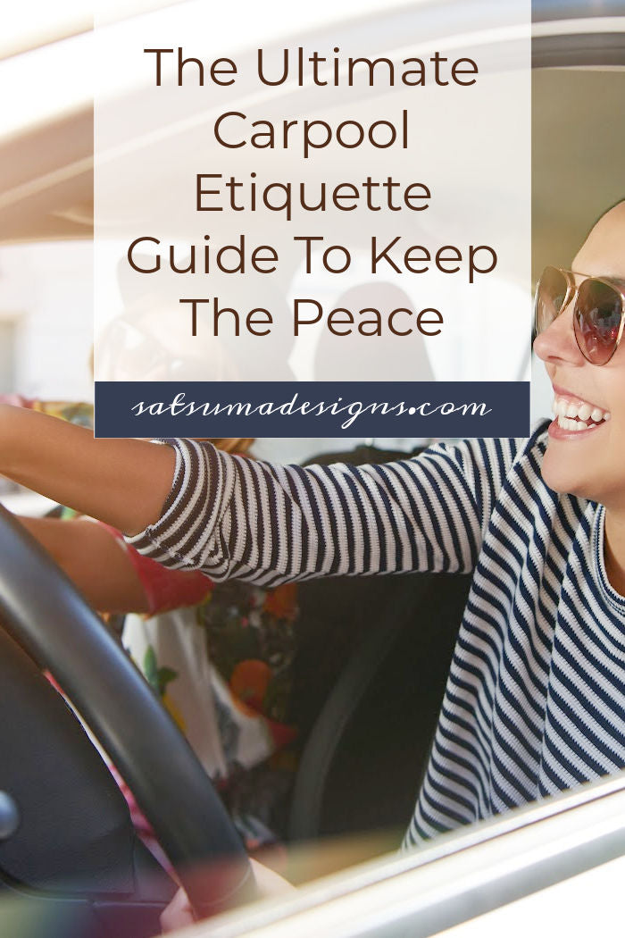 The Ultimate Carpool Etiquette Guide To Keep The Peace