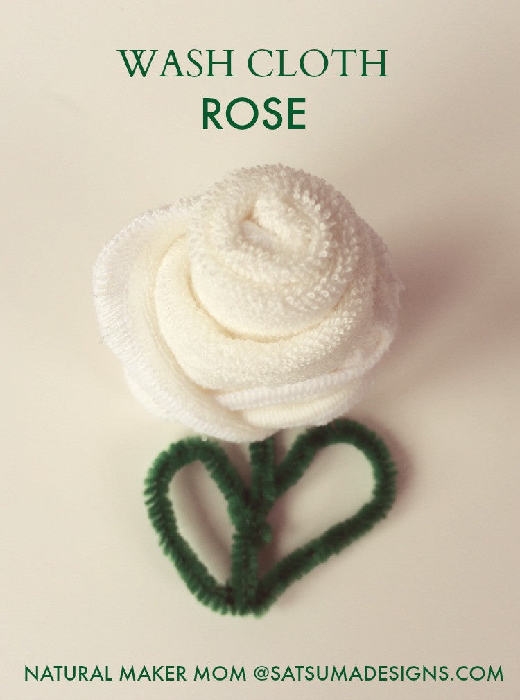 How to Make a Washcloth Rose