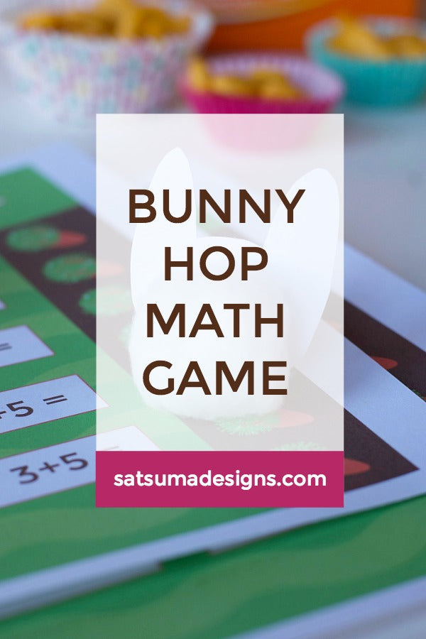 Bunny Hop Math Facts Game