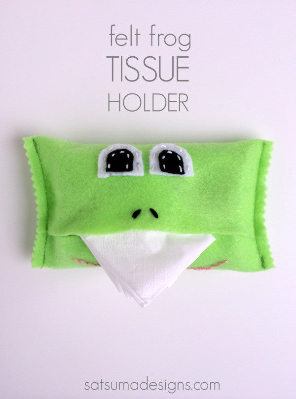 Felt Frog Tissue Holder