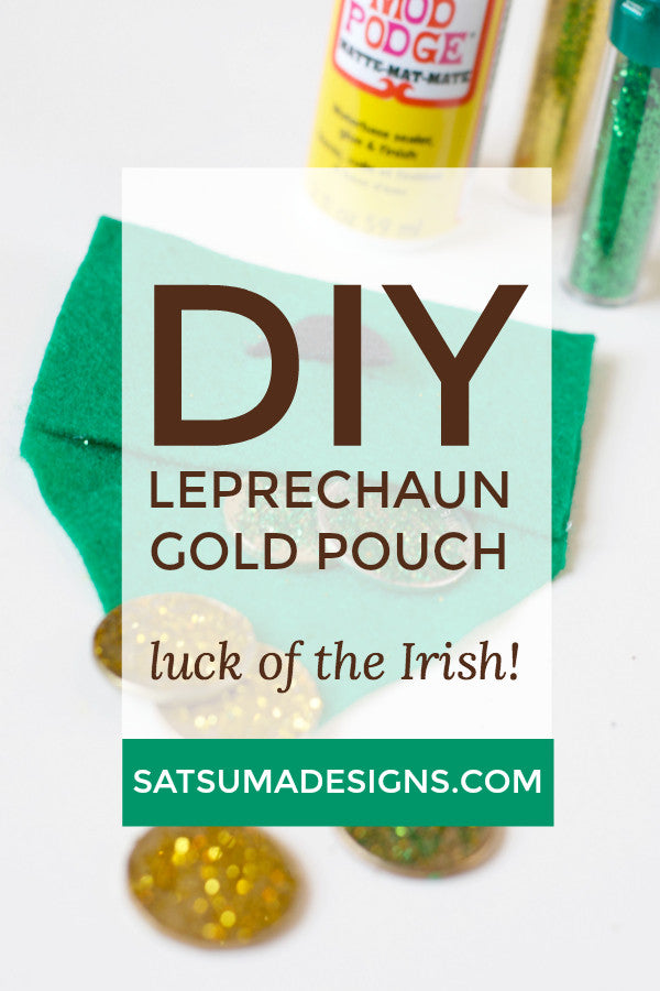 DIY Leprechaun Gold Pouch