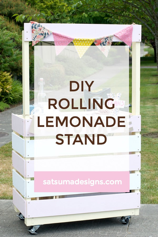 DIY Rolling Lemonade Stand