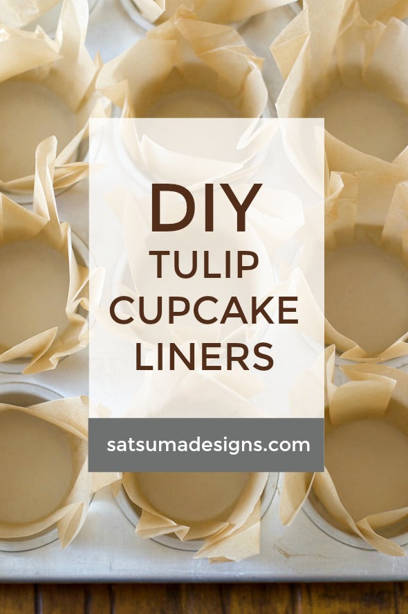 DIY Tulip Cupcake Liners