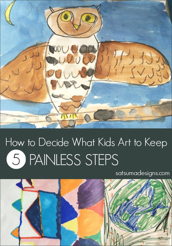 How to Decide What Kids Art to Keep