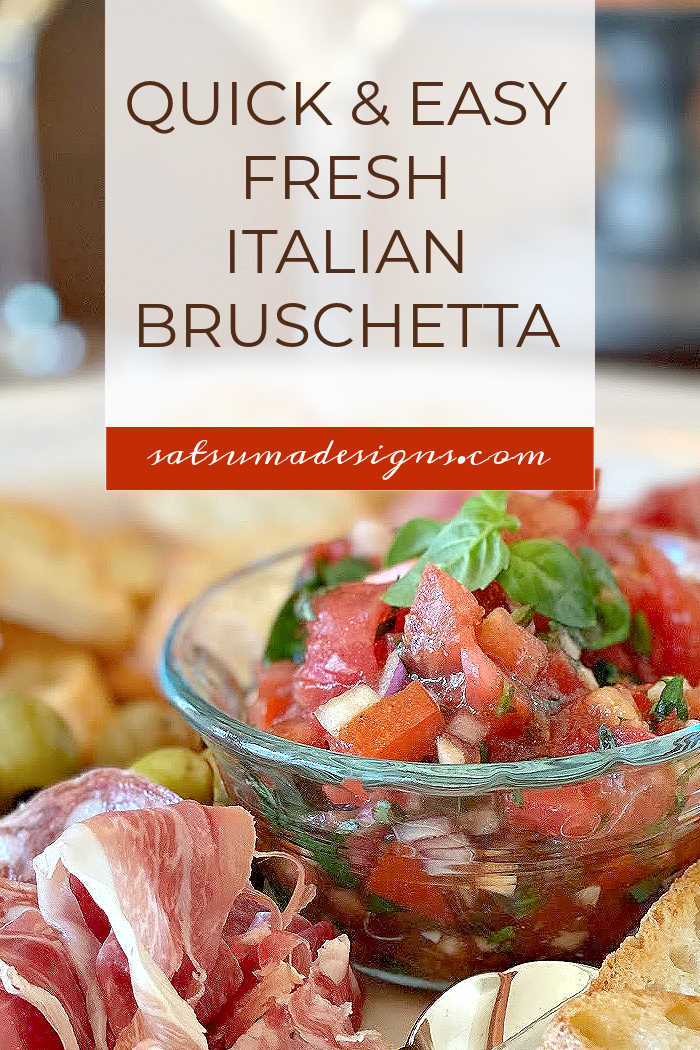 Quick and Easy Italian Bruschetta Recipe