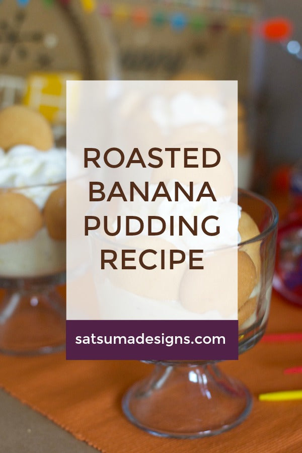 Roasted Banana Pudding Recipe