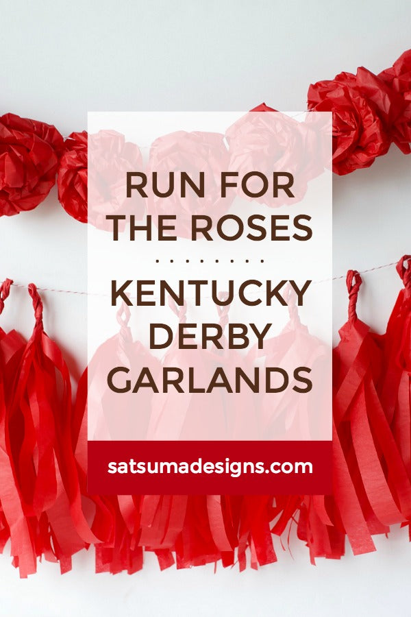 Run for the Roses | Kentucky Derby Garland