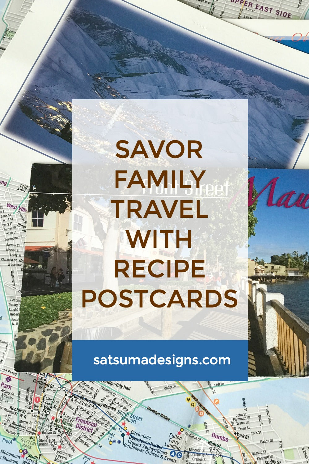 Savor Family Travel with Recipe Postcards