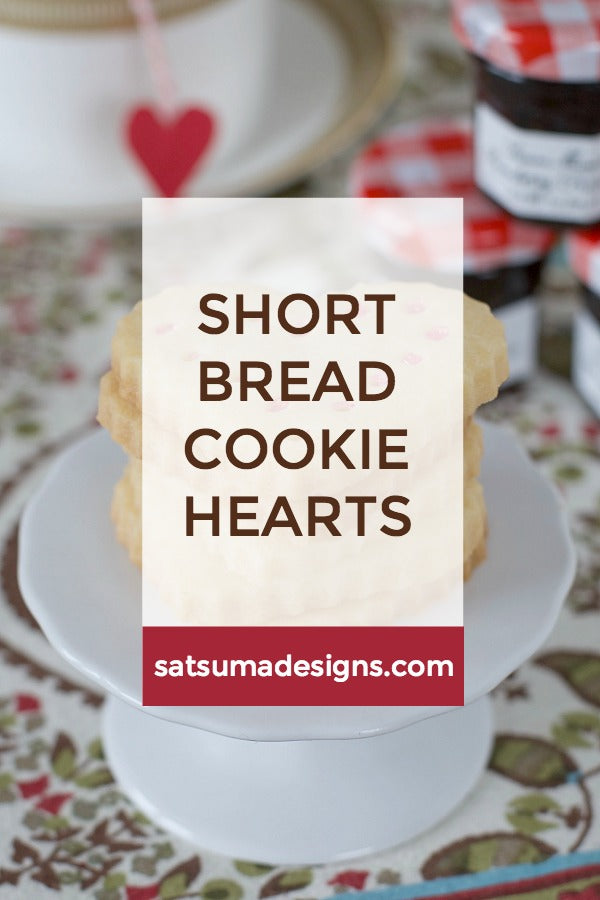 Shortbread Cookie Hearts