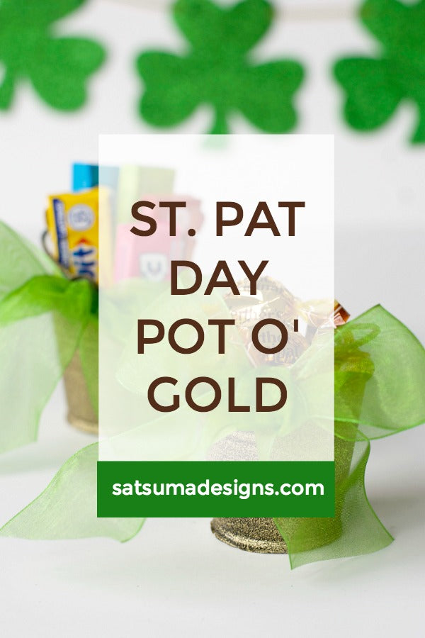 St. Patrick's Day Pot of Gold Party Favor