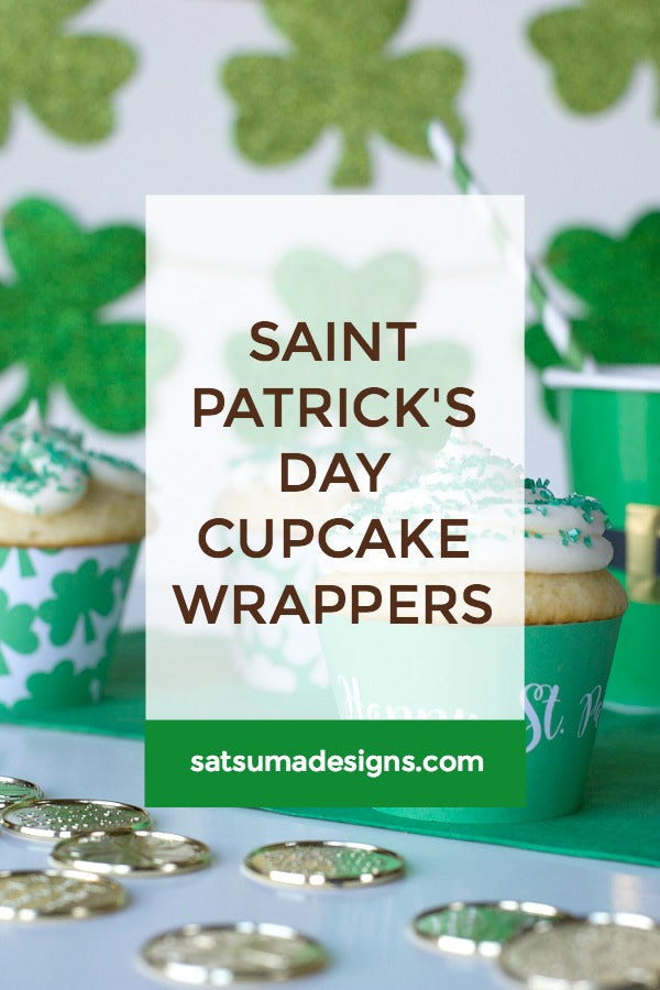 St. Patrick's Day Cupcake Wrappers