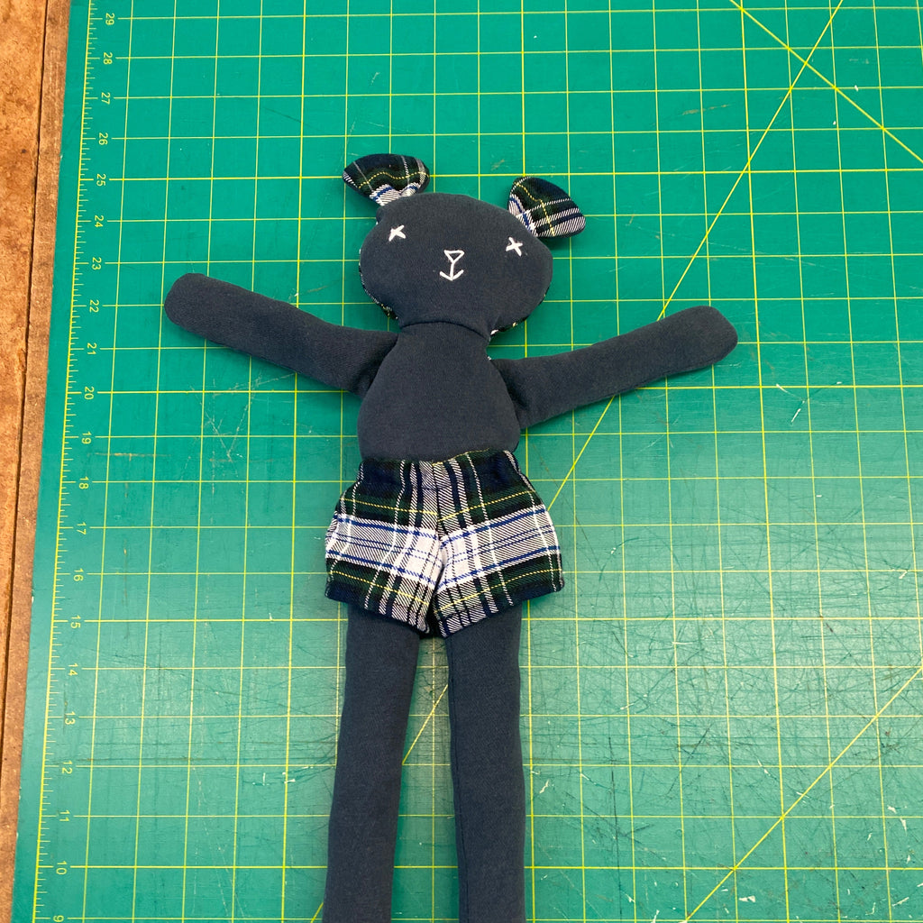 Plaid Pals Plush Toys - Made from 100% Upcycled School Uniforms