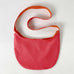 coral pink and orange linen crossbody market tote made in Seattle by Satsuma Designs