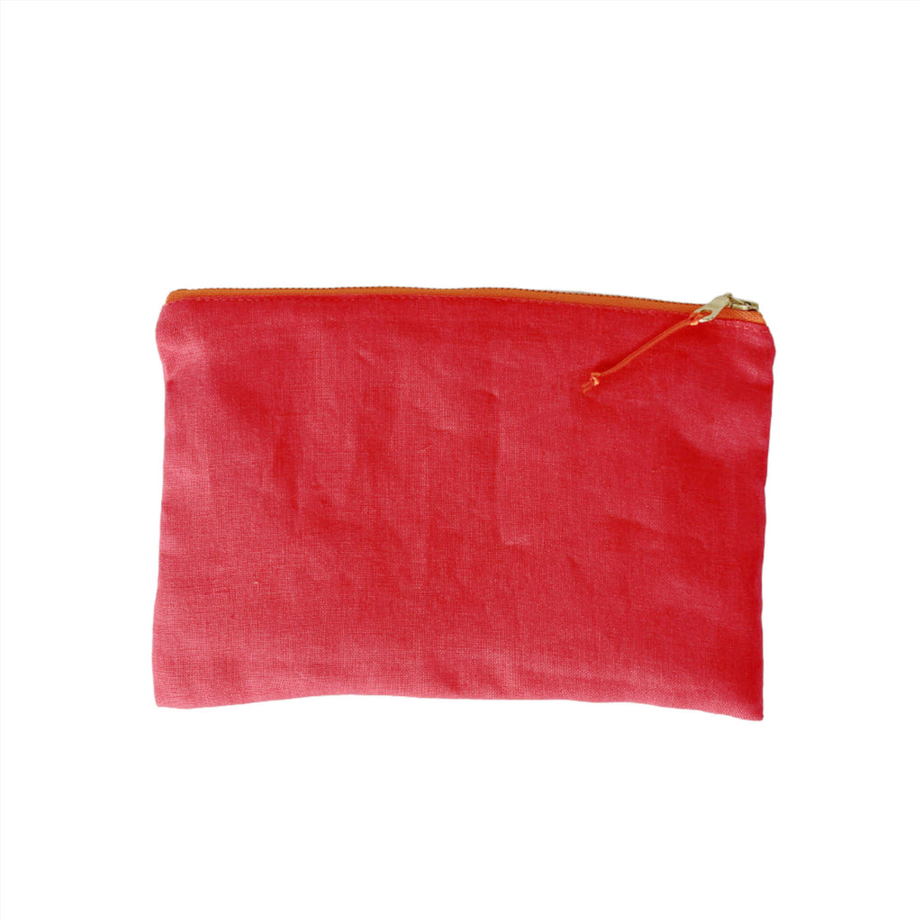 Linen Zip Pouch