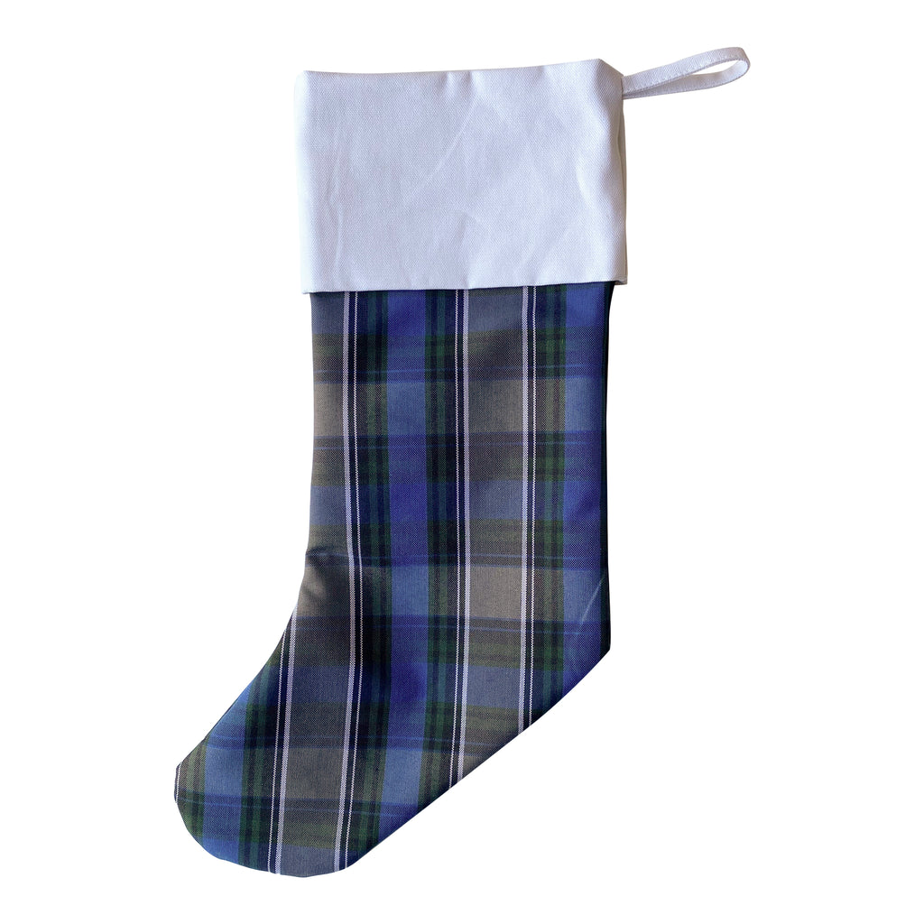 Custom Embroidered School Plaid Christmas Stockings