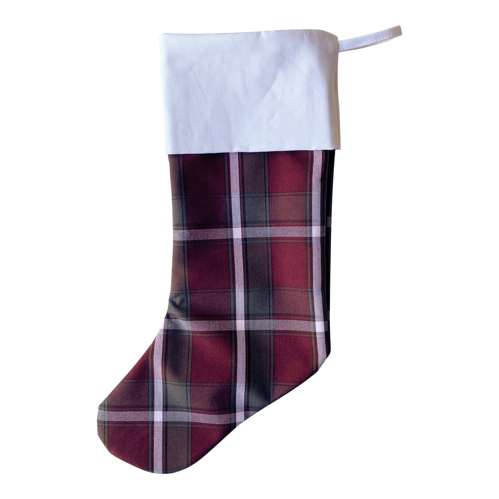 Plaid Christmas Stockings