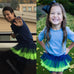Navy Blue and Green Adult Tutu | SatsumaDesigns.com #football #tutu