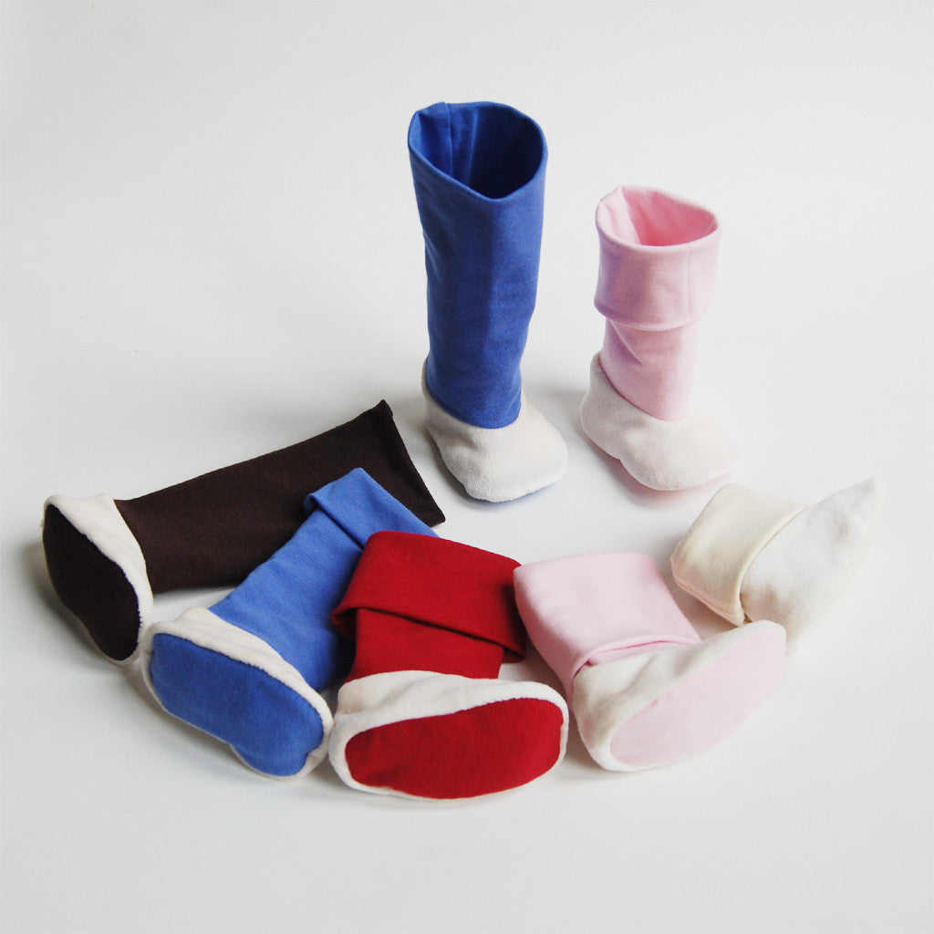 Bootlegs | baby booties with attached leggings