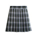 Plaid Knife Pleated Skirt