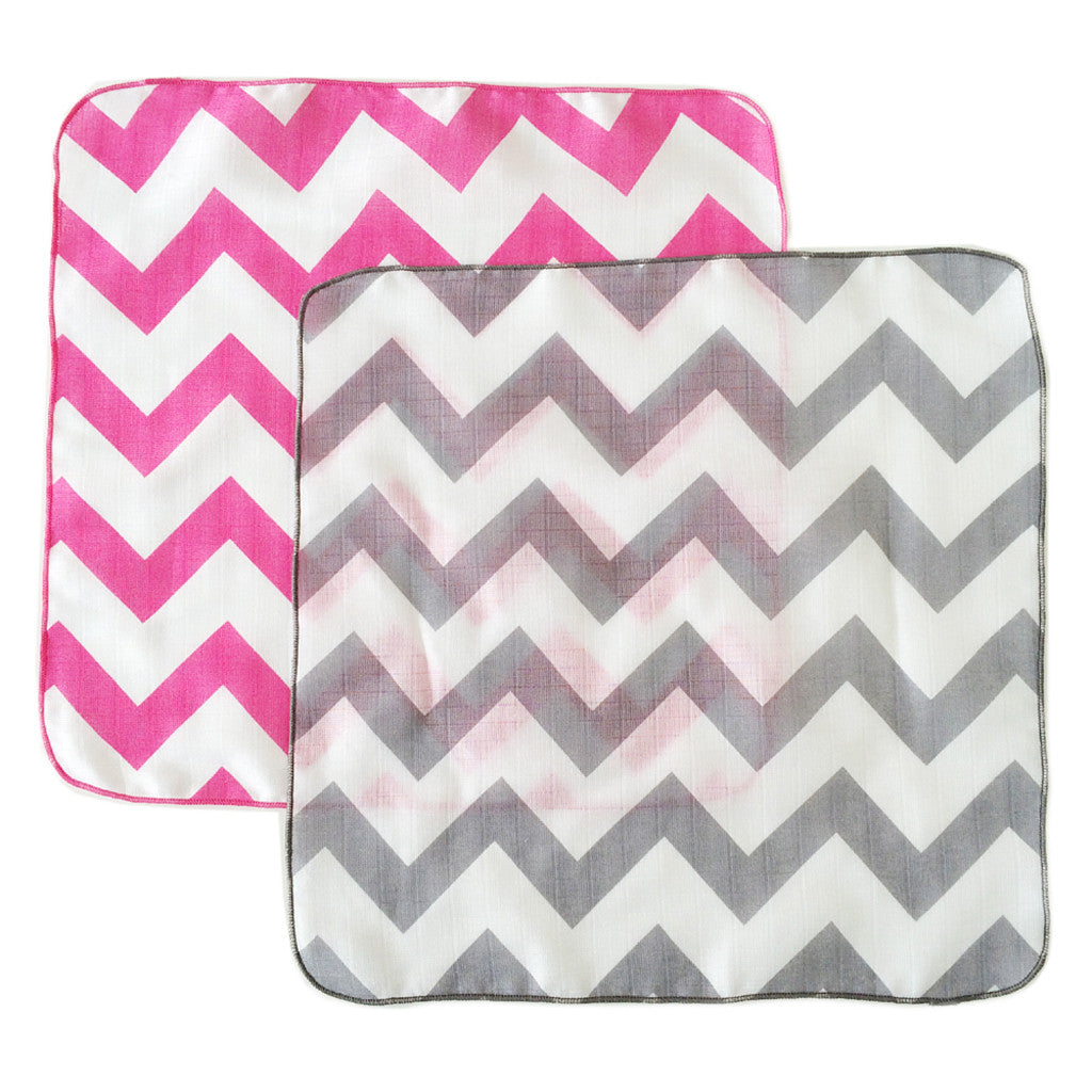 Chevron Muslin Washcloths - 3 pack