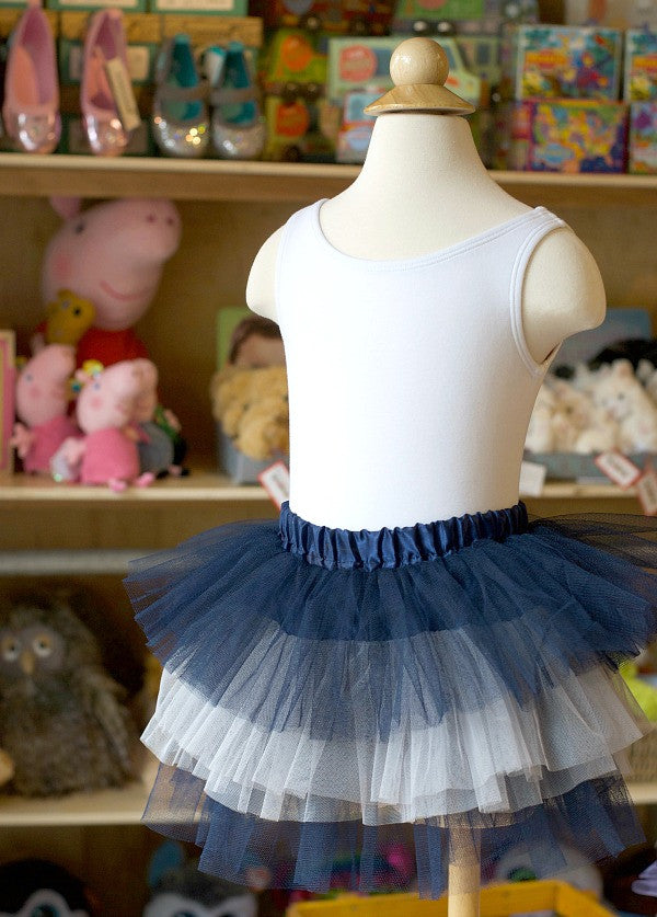 blue and gray tutu