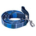 5 foot plaid dog leash with hook for potty bags