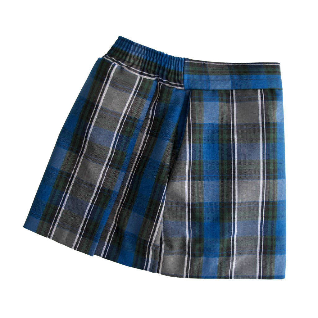Two tab school uniform plaid skort made in Seattle