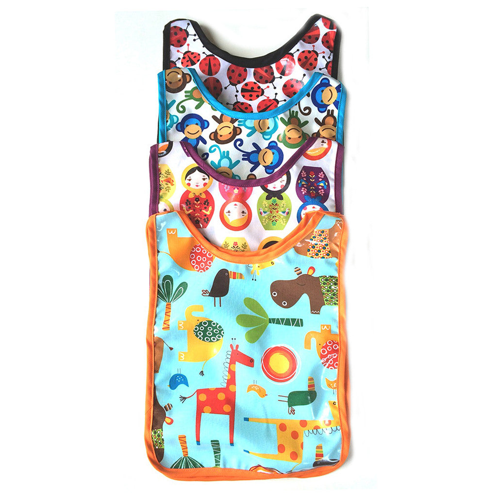 Kids Art Smock in waterproof laminated cotton that's easy to clean