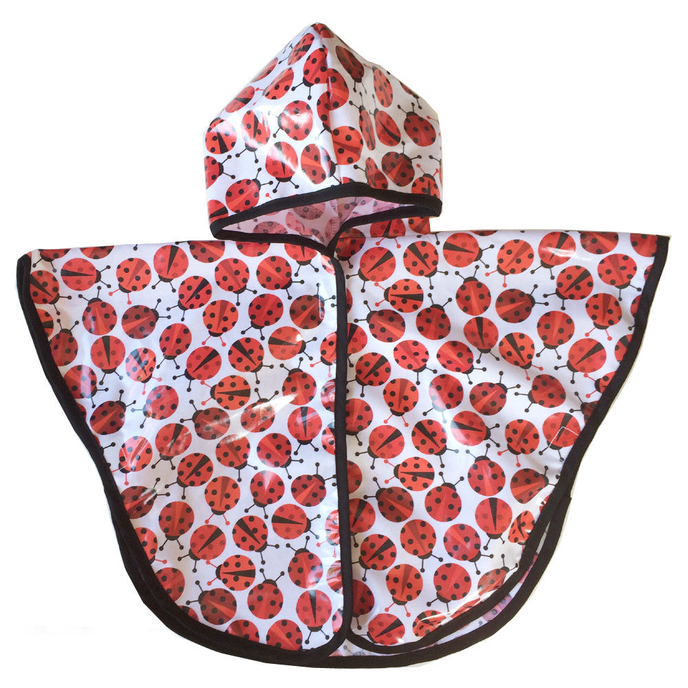 Baby poncho to keep baby cozy and dry