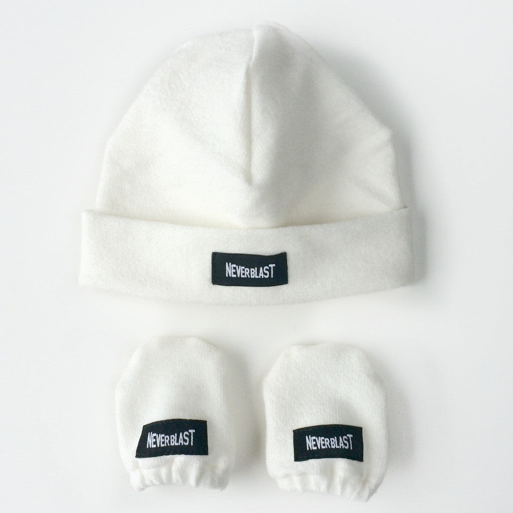 Neverblast Baby Hat and Scratch Mitten Sets
