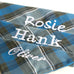 Embroidered pet bandana in three sizes