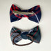 School plaid hair bows in clip or hair tie format | School plaid hair accessories for kids