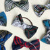 School plaid hair bows in clip or hair tie format | School plaid hair accessories for kids