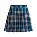 Custom sized knife pleated skirt in school plaid