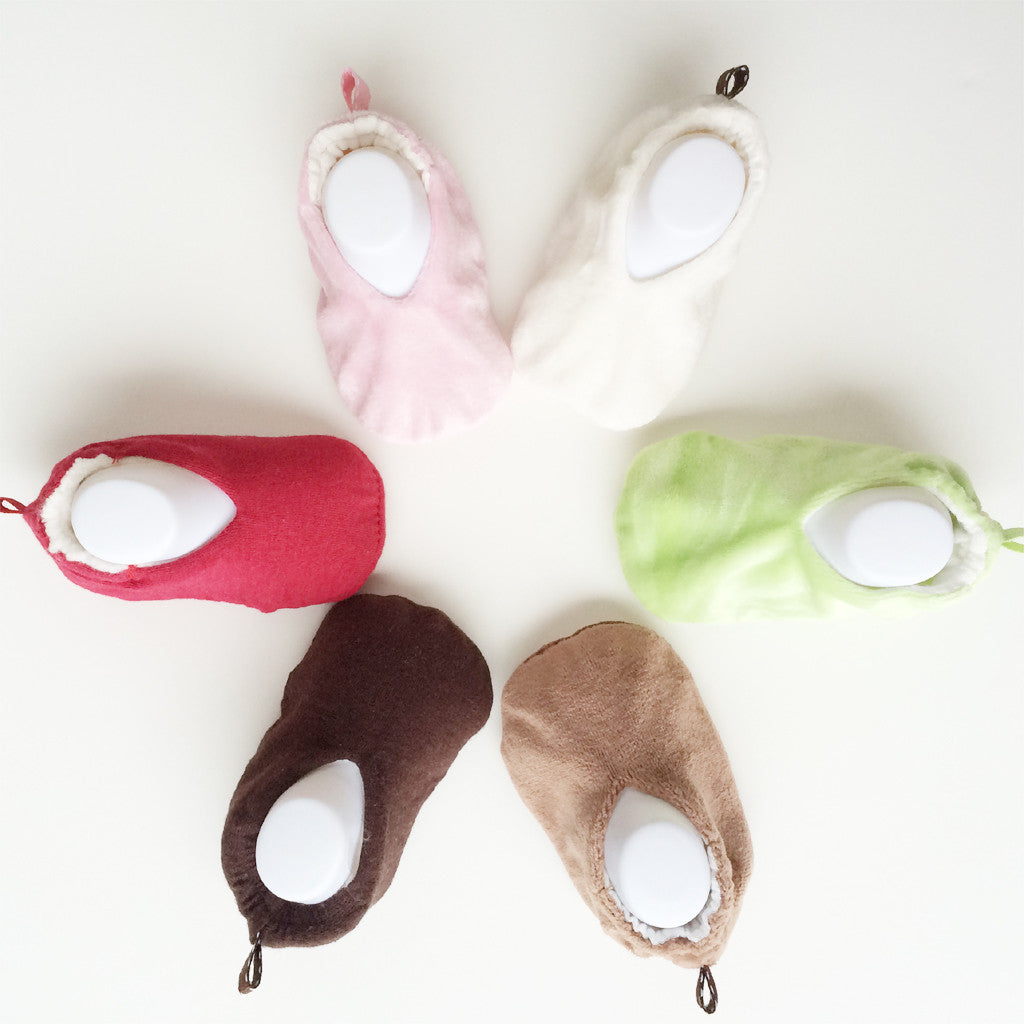 Organic Velour Baby Booties | Bambooties