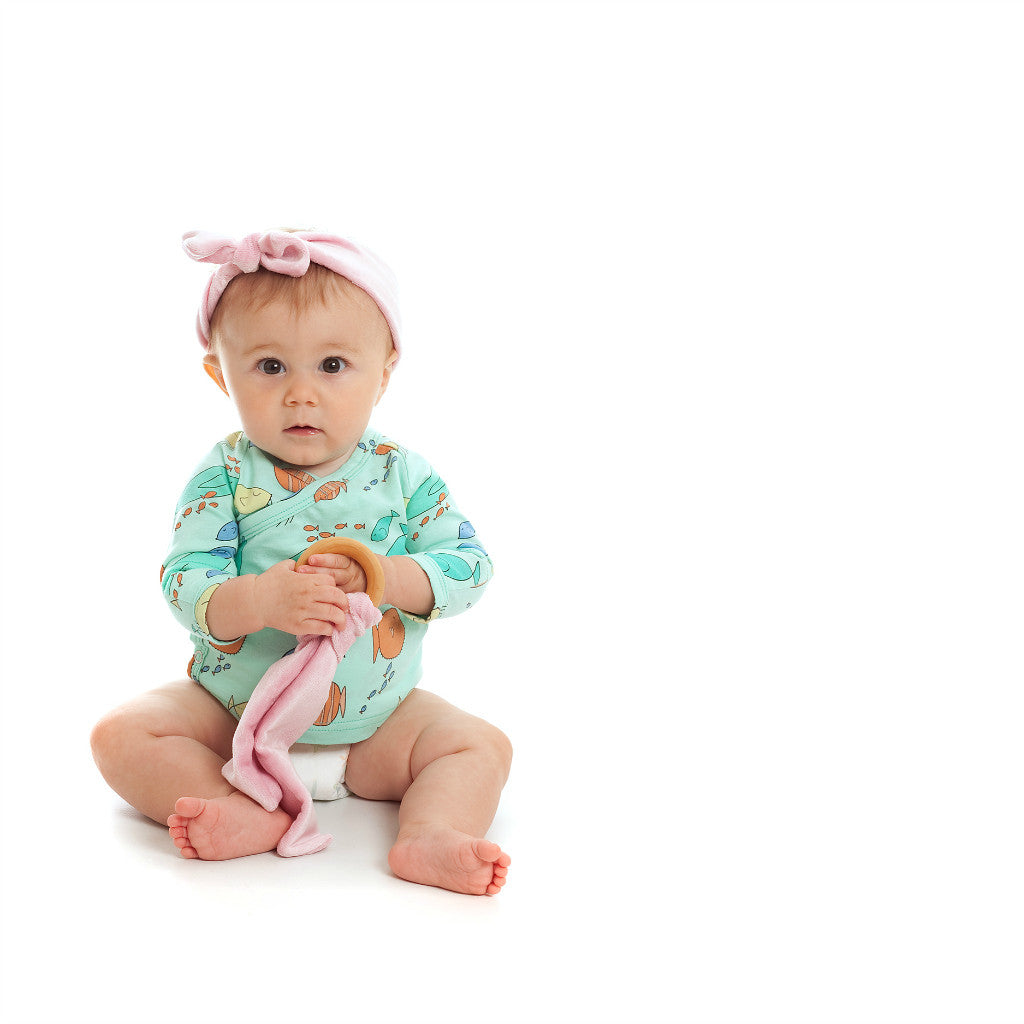 organic cotton baby kimono top