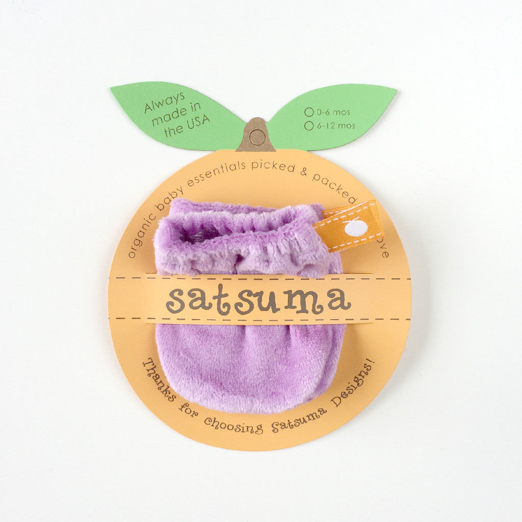 Velour Crown Baby Hat with Velour Mittens Gift Set