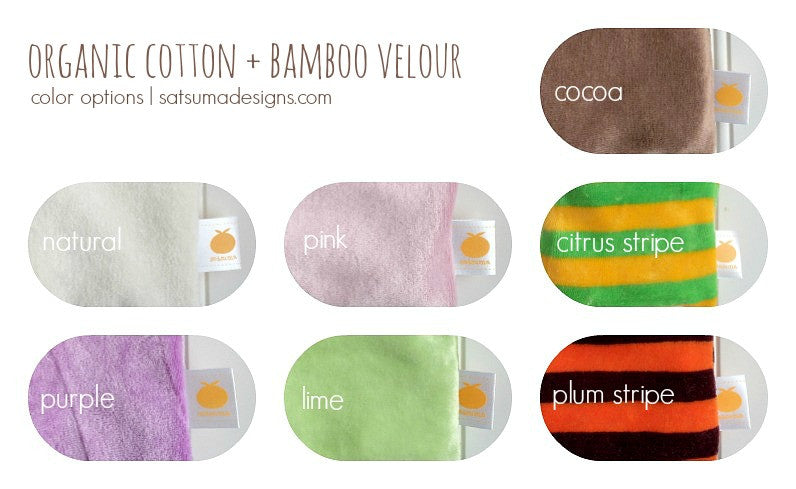 Plush Velour Pacifier Clips