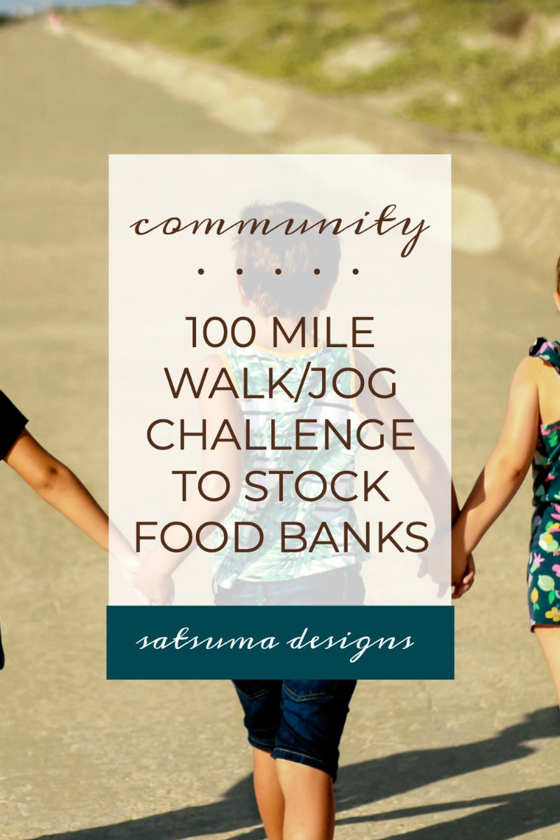 100 Mile Walk/Run Challenge to Stock Food Banks