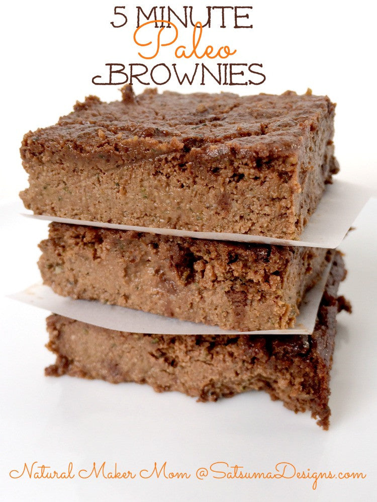 Paleo Brownies (vegan, gluten and grain free)