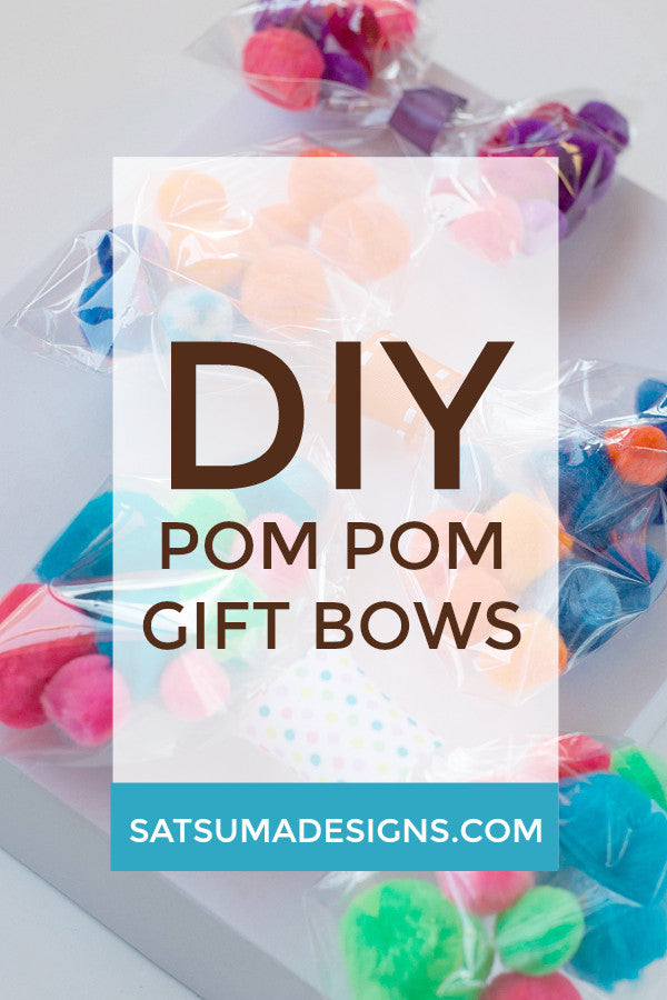 Pom Pom Gift Bows