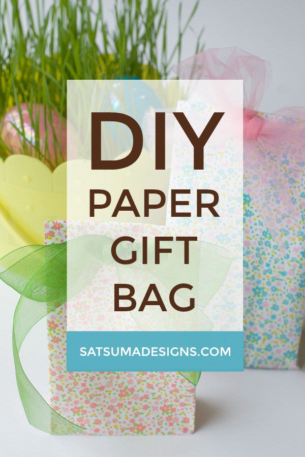 Origami Mini Gift Bag NO GLUE, Easy Paper Gift Bag, DIY Mini Paper Bag