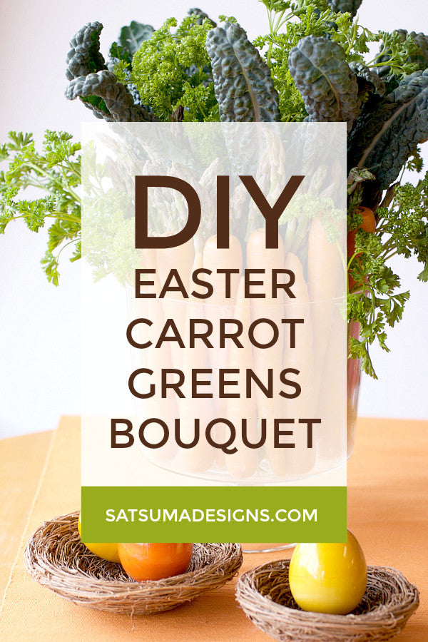 Easter Carrot Bouquet and Centerpiece
