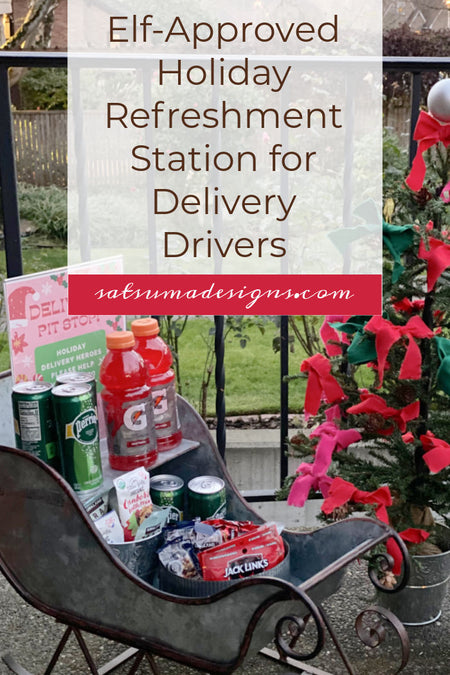 Elf-Approved Holiday Refreshment Station for Delivery Drivers