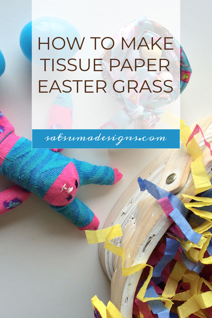 How To Make Tissue Paper Easter Grass